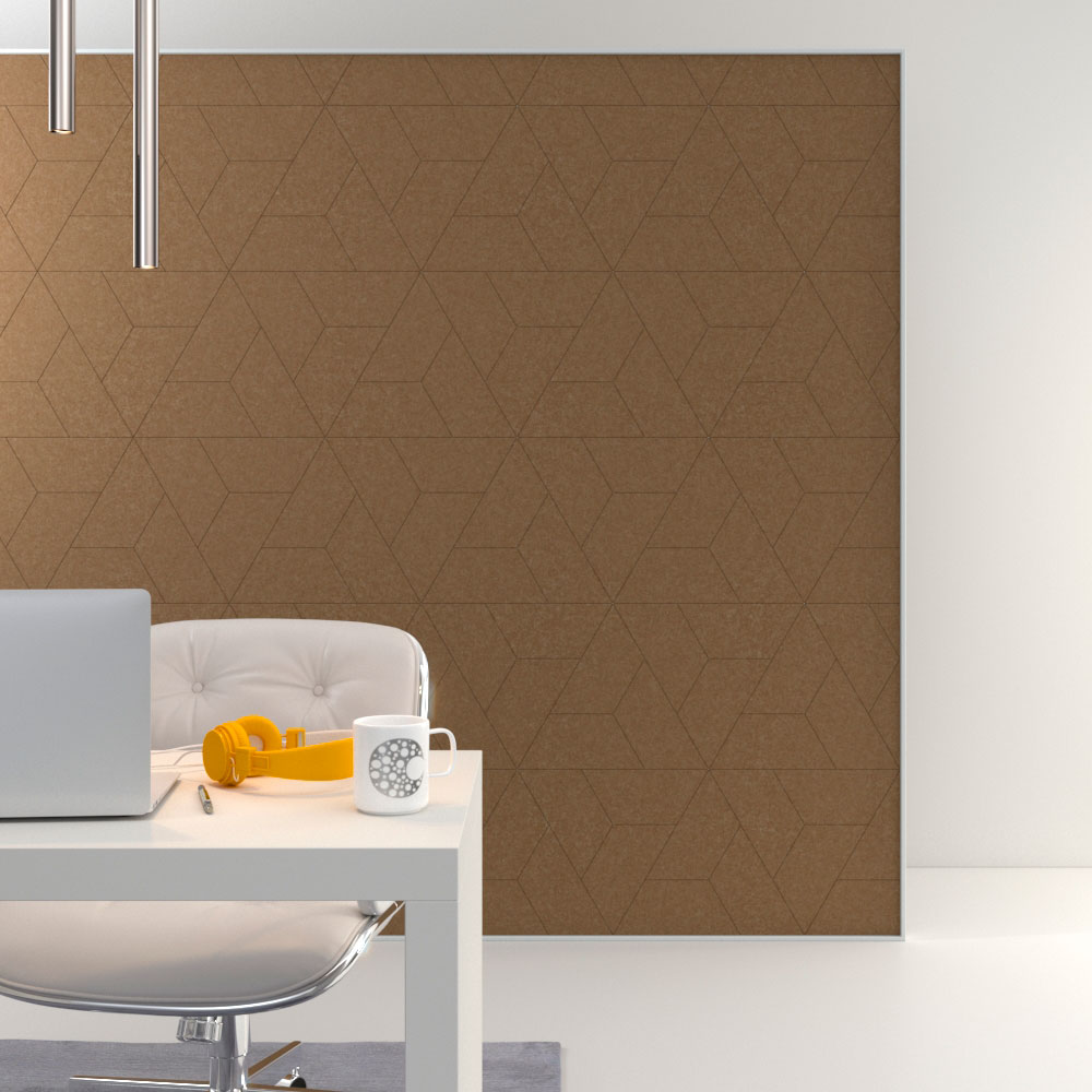 Geo Tiles Brown
