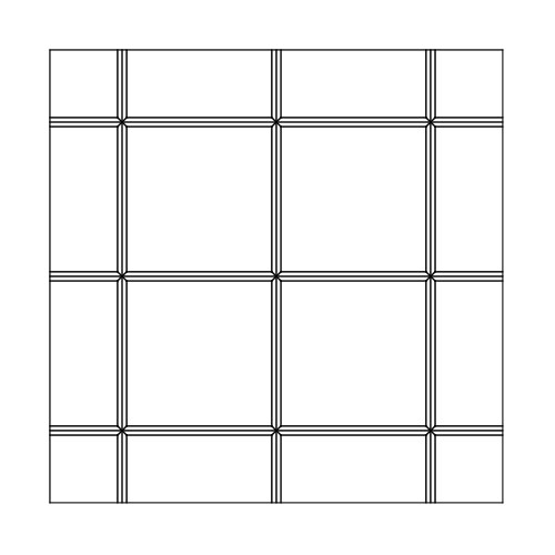 Square Plaid Acoustic Wall tile