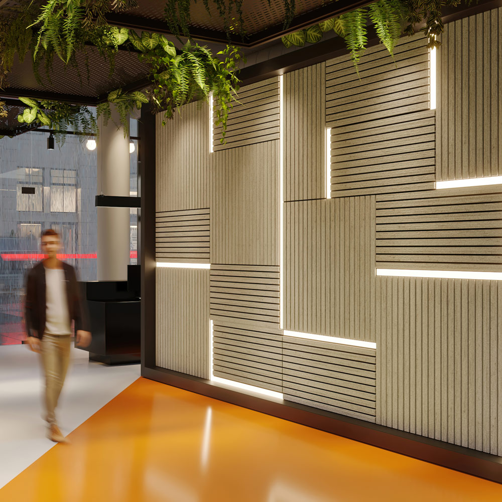 Balsa Acoustic Slat Wood Wall Panels