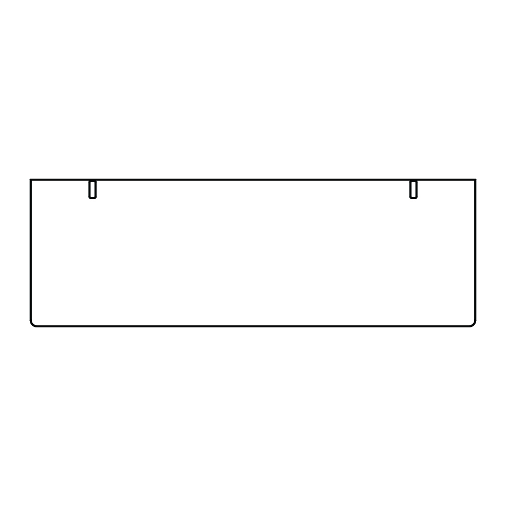 Rectangular Privacy Screen